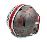 CJ Stroud/Smith/Fields Multi-Signed Buckeyes Speed Full Size Flash Helmet 8 Sigs