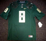 OREGON DUCKS MARCUS MARIOTA AUTOGRAPHED GREEN NIKE JERSEY SIZE M MM HOLO 89856