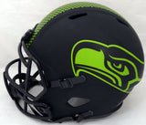 WARREN MOON AUTOGRAPHED SEAHAWKS BLACK ECLIPSE FULL SIZE HELMET "HOF" MCS 177129