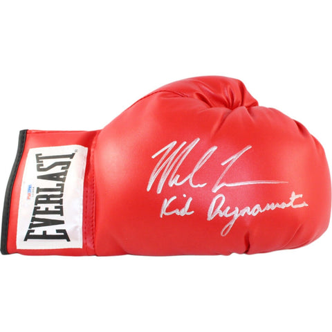 Mike Tyson Signed Right Red Boxing Glove Kid Dynamite 43675