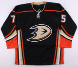 Jaycob Megna Signed Anahiem Ducks Jersey (Beckett COA) 3rd year Defenseman