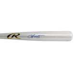 Chipper Jones Signed Atlanta Braves Rawlings White Chrome MLB Bat