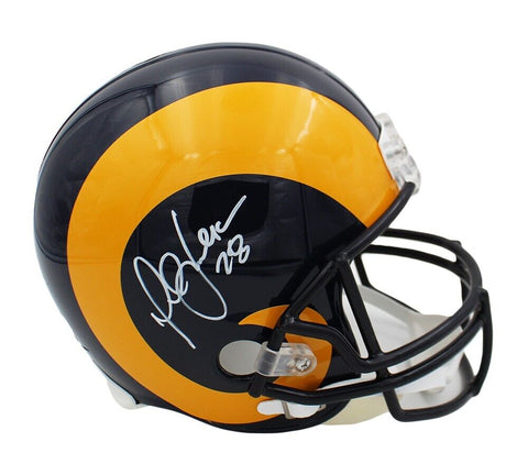 Marshall Faulk Signed St. Louis Rams Throwback Full Size NFL Helmet