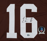 Josh Cribbs Signed Cleveland Browns Jersey (Beckett Hologram) 3xPro Bowl R.B.