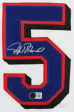 Rafael Palmeiro Authentic Signed White Pro Style Jersey BAS Witnessed