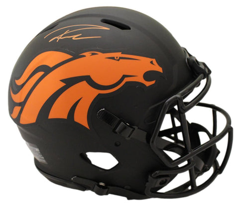 Russell Wilson Autographed Denver Broncos Authentic Eclipse Helmet FAN 36555