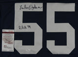 Lee Roy Jordan Signed Dallas Cowboys Throwback Jersey "R.O.H. '89" (JSA COA) LB