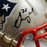 Sony Michel Signed New England Patriots Mini Helmet Beckett