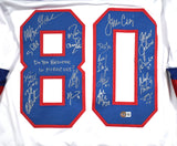 1980 Miracle on Ice Team USA Signed White Pro Style Jersey w/18 Sigs - Beckett W