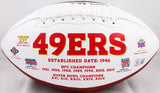 NaVorro Bowman Patrick Willis Signed 49ers Logo Football w/Smash Bros- BAW Holo