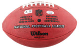 Travis Kelce & Jason Kelce "New Heights" Signed Official "Duke" Nfl Football BAS