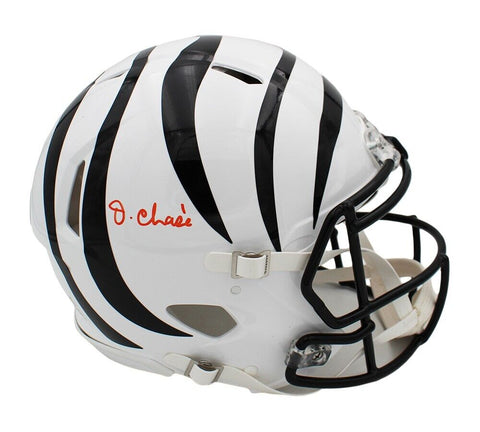 Ja'Marr Chase Signed Cincinnati Bengals Speed Authentic Alternate NFL Helmet