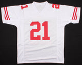 Frank Gore Signed San Francisco 49ers White Jersey (Beckett COA) 5xPro Bowl R.B