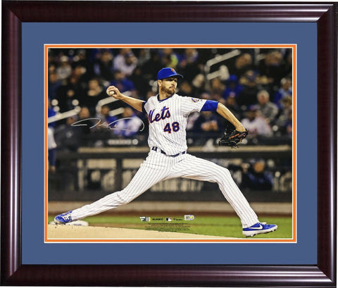 Jacob DeGrom Mets Signed 16x20 Photo Framed Mint Autograph MLB holo Fanatics CY