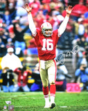 Joe Montana Autographed San Francisco 49ers 16x20 Arms Up Photo- Fanatics *White