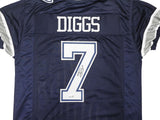 DALLAS COWBOYS TREVON DIGGS AUTOGRAPHED SIGNED BLUE JERSEY TRISTAR STOCK #233664