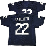 PENN STATE JOHN CAPPELLETTI AUTOGRAPHED SIGNED BLUE JERSEY "73 HEIS" JSA 221329