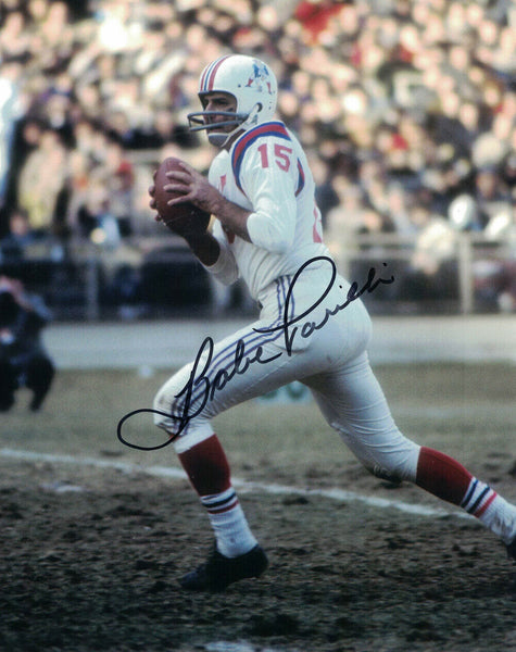 Babe Parilli Autographed/Signed New England Patriots 8x10 Photo 30231