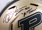 Mike Alstott Signed Purdue Boilermakers F/S Speed Helmet w/A-Train-BeckettW Holo