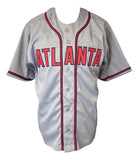 Andruw Jones Atlanta Signed Gray Baseball Jersey BAS