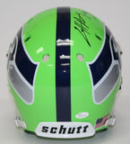 Cliff Avril Signed Seahawks Full-Size Custom Matte Green Helmet (JSA)