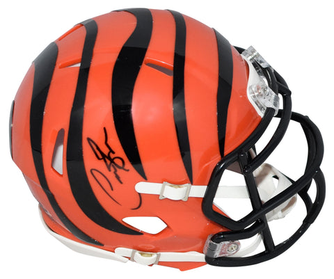 CHASE BROWN AUTOGRAPHED CINCINNATI BENGALS SPEED MINI HELMET BECKETT