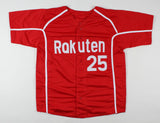 Andruw Jones Signed Tohoku Rakuten Golden Eagles Jersey (JSA COA) Ex Braves C.F.