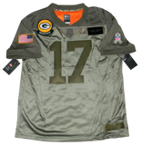 DAVANTE ADAMS SIGNED GREEN BAY PACKERS SALUTE TO SERVICE NIKE LIMITED JERSEY JSA