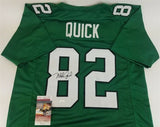 Mike Quick Signed Philadelphia Eagles Jersey (JSA COA) 5xPro Bowl Wide Receiver