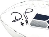 DEVON WITHERSPOON AUTOGRAPHED SEAHAWKS WHITE LOGO FOOTBALL MCS HOLO 221351