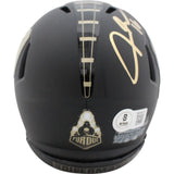 Aidan O'Connell Signed Purdue Boilermakers Purdue Pete Mini Helmet Beckett 48891