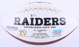 Clelin Ferrell Signed Raiders Logo Football Inscribed "Viva Las Vegas" (Beckett)