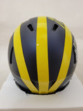 JJ MCCARTHY SIGNED MICHIGAN WOLVERINES NAT CHAMPS LOGO SPEED MINI HELMET BECKETT