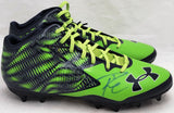 Russell Wilson Autographed Under Armor Cleats Seahawks 12.5 (Bleeding) RW 42151