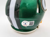 DAVANTE ADAMS AUTOGRAPHED PACKERS FLASH SPEED MINI HELMET BECKETT QR 201215