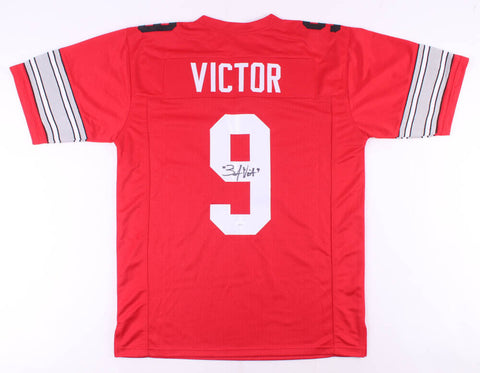 Binjimen Victor Signed Ohio State Buckeyes Jersey (JSA COA) New York Giants W.R.