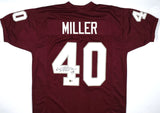 Von Miller Autographed Maroon College Style Jersey - Beckett W Hologram *Black