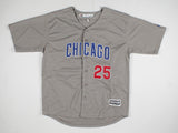 Derrek Lee Signed Chicago Cub Majestic Style Jersey (JSA) 2xAll Star 1st Baseman