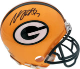 DAVANTE ADAMS AUTOGRAPHED GREEN BAY PACKERS MINI HELMET BECKETT BAS 185816