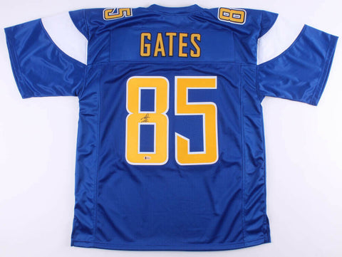 Antonio Gates Signed San Diego Chargers Jersey (Beckett Hologram) 8xPro Bowl TE