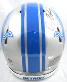 Barry Sanders Signed Detroit Lions F/S Speed Authentic Helmet-Beckett W Hologram