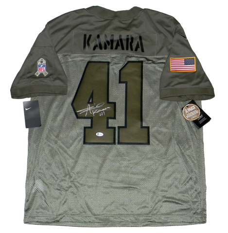 ALVIN KAMARA SIGNED NEW ORLEANS SAINTS SALUTE TO SERVICE NIKE LIMITED JERSEY BAS