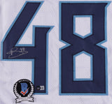 Bud Dupree Signed Tennessee Titans Jersey (Beckett) 1st Round Pick 2015 L.B.