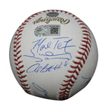 2009 New York Yankees Team Signed World Series Baseball 9 Sigs Steiner 33935