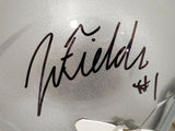 JUSTIN FIELDS AUTOGRAPHED OHIO STATE SPEED FULL SIZE HELMET BECKETT 190011