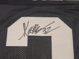 OAKLAND RAIDERS MARCUS ALLEN AUTOGRAPHED BLACK JERSEY BECKETT BAS WITNESS 230004