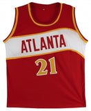 Dominique Wilkins Signed Atlanta Hawks Jersey Inscribed "HOF 06" (Beckett COA)