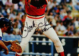 Jack Clark Signed SF Giants 8x10 PF Batting Photo w/ Ripper - JSA W Auth *Black