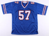 Lorenzo Alexander Signed Buffalo Bills Jersey (JSA COA) 2xPro Bowl Linebacker