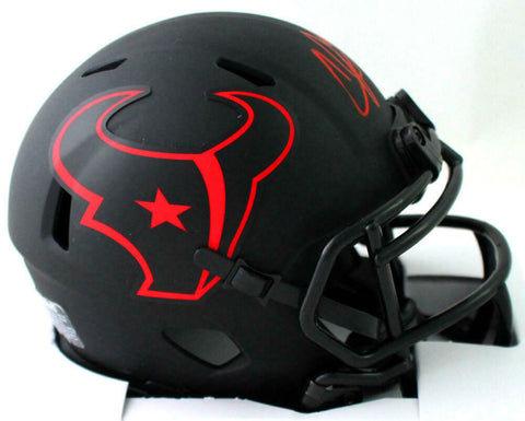 Andre Johnson Signed Houston Texans Eclipse Speed Mini Helmet - JSA W Auth *Red